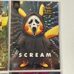 Pokemon Pikachu Cosplay FE Holiday Exclusive Foil Hits. Non Tcg Fan Art Cards. 1 - Image 4