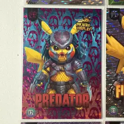 Pokemon Pikachu Cosplay FE Holiday Exclusive Foil Hits. Non Tcg Fan Art Cards. 1 - Image 5