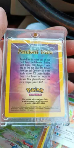 Pokemon Card Ancient Mew Sealed Promo - Rare Australian Version - Image 1
