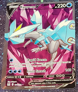 Pokemon Cards Kyurem V 174/196 Lost Origin Ultra Rare Full Art Near Mint - Image 1
