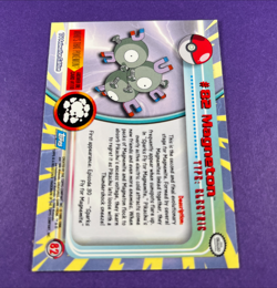 Topps Pokemon Magneton Non Holo 82 Series 1 Card Blue Topps Trading Card - Image 2