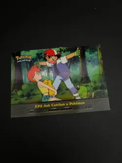 Pokemon Pokemon Ash Catches A Pokemon EP3 Topps 1998 Trading Card TCG - Image 2