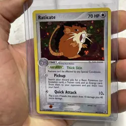 Pokemon Card Raticate FireRed & LeafGreen 48/112 Holo Foil Pokemon Uncommon NM - Image 1