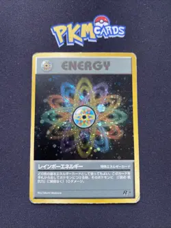 Pokemon TCG Rainbow Energy Team Rocket Holo Rare Japanese Card HP. - Image 1