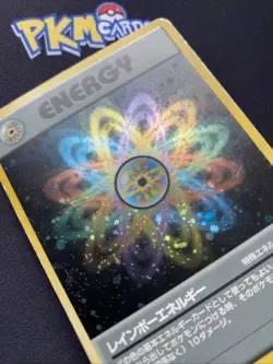 Pokemon TCG Rainbow Energy Team Rocket Holo Rare Japanese Card HP. - Image 3