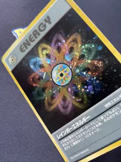 Pokemon TCG Rainbow Energy Team Rocket Holo Rare Japanese Card HP. - Image 4