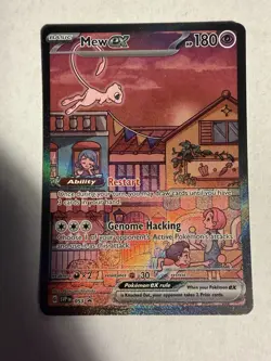 Mew ex SVP 053 Pokemon TCG Scarlet Violet 151 Black Star Promo Full Art Card - Image 1