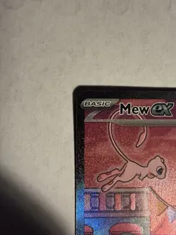 Mew ex SVP 053 Pokemon TCG Scarlet Violet 151 Black Star Promo Full Art Card - Image 2