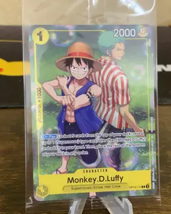 One Piece CCG Monkey.D.Luffy OP10-111 Rare Promo Card Factory Sealed Mint NEW - Image 1