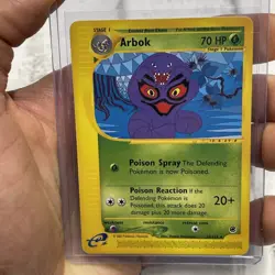 Pokemon Card - Arbok Expedition 35/165 Rare LP/NM Vintage Nintendo TCG 2002 Vtg - Image 1