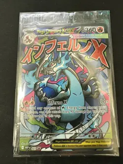 Pokemon TCG Mega Charzard Ex Promo Full Art UPC Box Card Sealed - Image 1