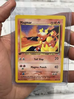 Pokemon TCG Neo Genesis #40/111 Magmar 1st Edition NM/MT Vintage Nintendo Card - Image 1