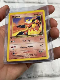 Pokemon TCG Neo Genesis #40/111 Magmar 1st Edition NM/MT Vintage Nintendo Card - Image 2