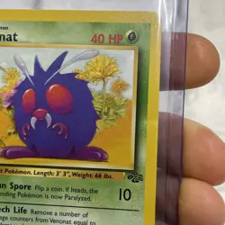 Venonat 63/64 Jungle 1st Edition Non Holo Foil Pokemon 1999 Vintage Card LP WOTC - Image 3