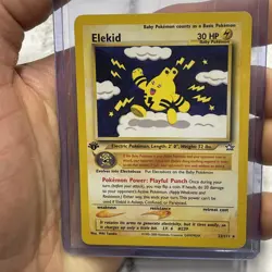 Pokemon Neo Genesis 22/111 Elekid 1st Edition 2000 Rare Non Holo LP Vintage Card - Image 1