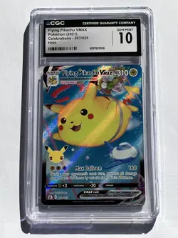 CGC 10 GEM MINT Flying Pikachu VMAX 007/025 HOLO Celebrations Pokemon Card 062 - Image 3
