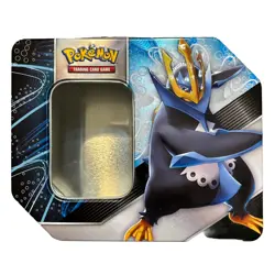 EMPTY Pokemon TCG Empoleon V Strikers Tin Trading Card Game Tyranitar No Packs - Image 1