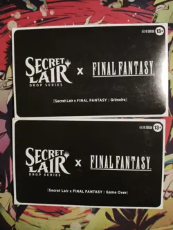 MTG Secret Lair x Final Fantasy : Grimoire & Game Over Japanese Non-Foil Sealed - Image 1