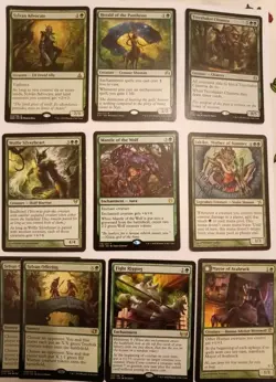MTG - GREEN Collection - 500 + cards - inc Herald Pantheon Verduran Enchantress - Image 2