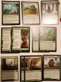 MTG - GREEN Collection - 500 + cards - inc Herald Pantheon Verduran Enchantress - Image 3