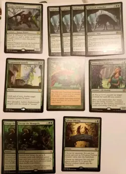 MTG - GREEN Collection - 500 + cards - inc Herald Pantheon Verduran Enchantress - Image 4
