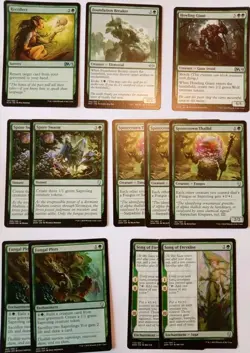 MTG - GREEN Collection - 500 + cards - inc Herald Pantheon Verduran Enchantress - Image 5