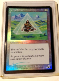 MtG FOIL Vero Credente True Believer FOIL (Onslaught) - Image 1