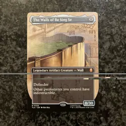 MTG Foil - The Walls of Ba Sing Se (Borderless) - 329 / NM / English - Image 1