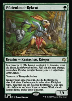 Pfotenbeet-Rekrut / Pawpatch Recruit - BLOOMBURROW - deutsch (nm +) Rare - Image 1