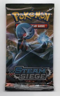 (900560) POKEMON XY STEAM SIEGE Authentic Factory Sealed ENGLISH BOOSTER PACK - Image 1