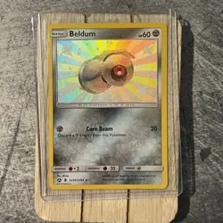 Beldum SV30/SV94 Baby Shiny Holo Rare - Hidden Fates Pokemon TCG NM HoloFoil - Image 1
