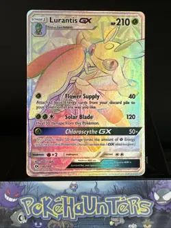 Pokemon Card Lurantis GX 150/149 Sun & Moon Base Secret Rainbow Rare NM - Image 1