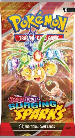 Pokemon TCG: Scarlet and Violet Surging Sparks x1 Booster Pack Sealed - Image 3
