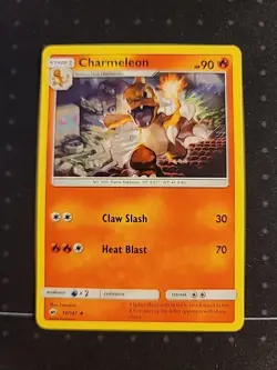 Pokemon CHARMELEON Card 19/147 Burning Shadows NM Near Mint Uncommon Regular S&M - Image 1