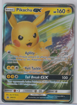 Pikachu GX SM232 Pokemon Sun & Moon Black Star Promo - Image 1