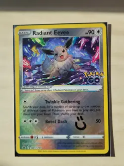 Radiant Eevee - Pokemon Go TCG Black Star Promo SWSH230 - Image 1
