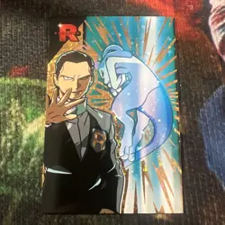 Tube Mewtwo & Giovanni - Gold Holo Box Hit - Team Rocket Database - Pokemon - Image 1