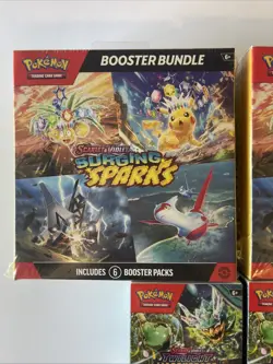 Lot Of 4 Pokemon Scarlet & Violet Booster Bundles Surging Sparks Twilight Masq - Image 3