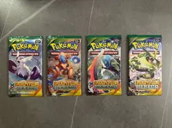 Pokemon 4x XY Roaring Skies Booster Packs (Art Set) Russian, Rare - Image 1