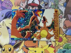 Pokemon Vintage Pocket Monsters Vending HOLO Prism Sticker 1999 Bandai Nintendo - Image 2