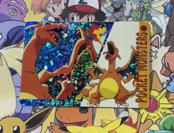 Pokemon Vintage Pocket Monsters Vending HOLO Prism Sticker 1999 Bandai Nintendo - Image 3