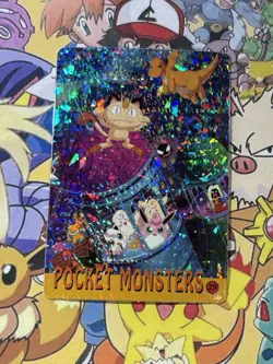 Pokemon Vintage Pocket Monsters Vending HOLO Prism Sticker 1999 Bandai Nintendo - Image 2