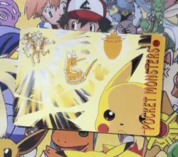 Pokemon Vintage Pocket Monsters Vending HOLO Prism Sticker 1999 Bandai Nintendo - Image 4
