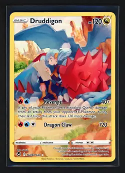 Druddigon TG09/TG30 Pokemon TCG SWSH Silver Tempest Trainer Gallery NM - Image 1