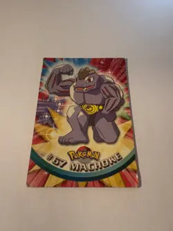 Machoke #67 Blue Label First Edition Topps Pokemon 1999 - HP - Image 1