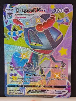 SWSH097 Dragapult VMAX Sword Shield Black Star Promo Pokemon TCG Ultra Rare NM - Image 2