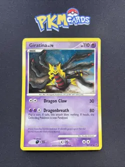 Pokemon TCG Giratina Platinum Base Set 28/127 Cosmos Holo Rare MP. - Image 1