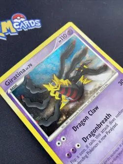 Pokemon TCG Giratina Platinum Base Set 28/127 Cosmos Holo Rare MP. - Image 4