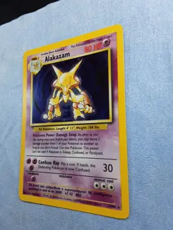 Pokemon Alakazam Holo Mint Base Set 1/102 Vintage 1999 Wotc - Image 2