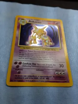 Pokemon Alakazam Holo Mint Base Set 1/102 Vintage 1999 Wotc - Image 4